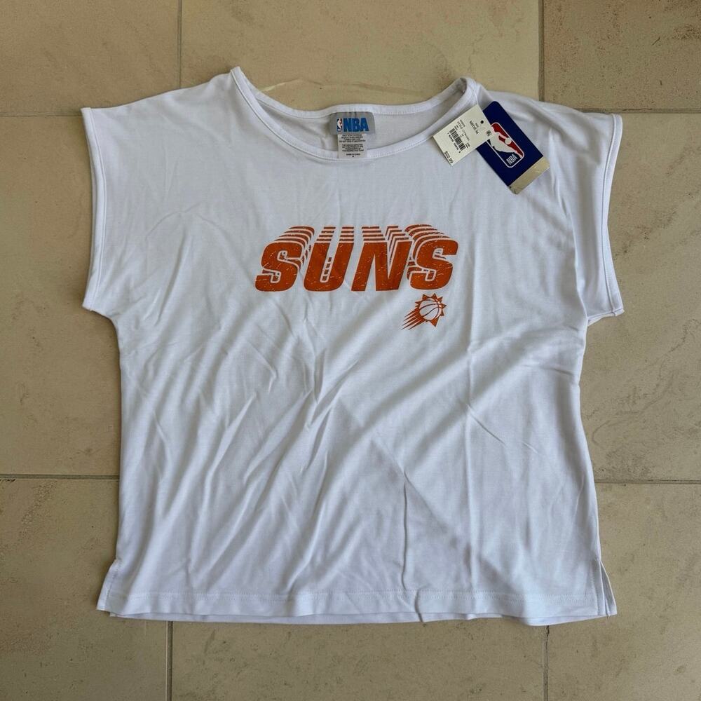 NWT Phoenix Suns White Graphic Tee Women’s Medium NBA Basketball Shirt